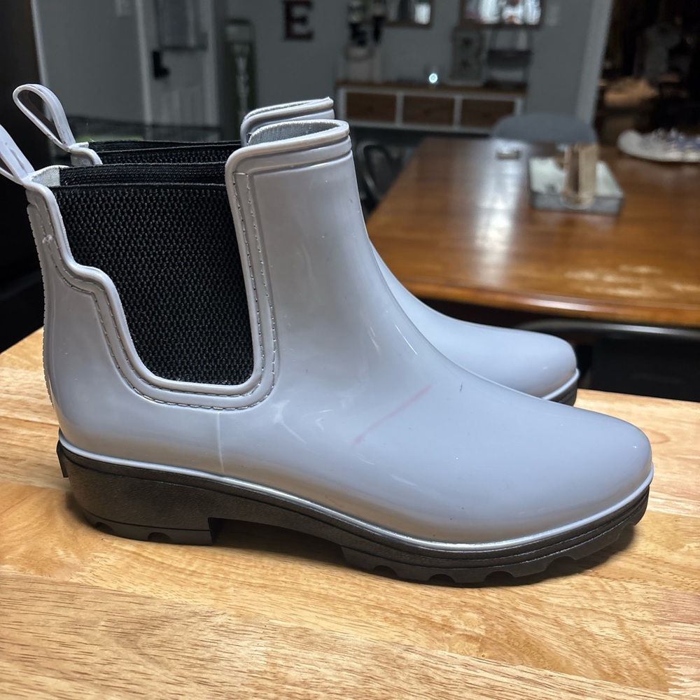 7 For All Mankind Gray Women's Rain Boots
